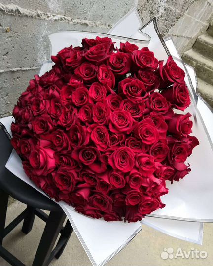 101роза 51роза букет цветы с доставкой
