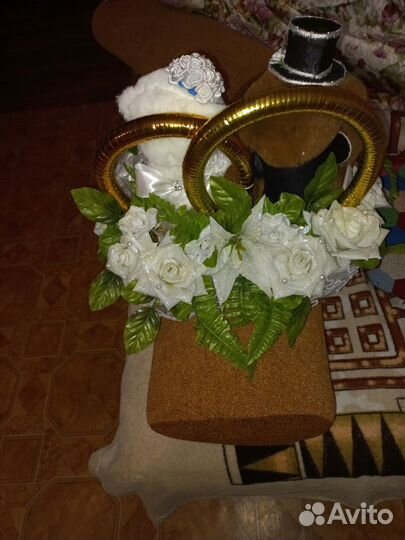 Свадебные аксессуары на машину бу