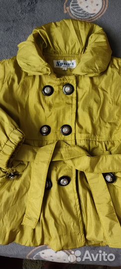 Плащ осенний для девочки