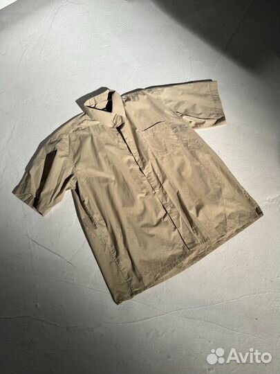 Оверсайз рубашка с карманом карго