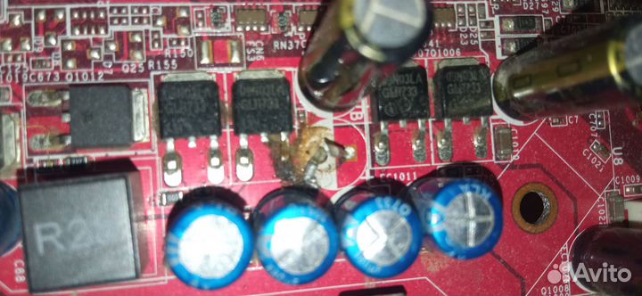 MSI P35 NEO Материнская плата, взбух кондёр