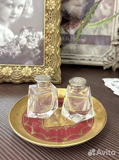 Солонка хрустальная