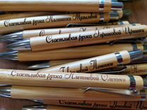 Деревянные именные шариковые ручки
