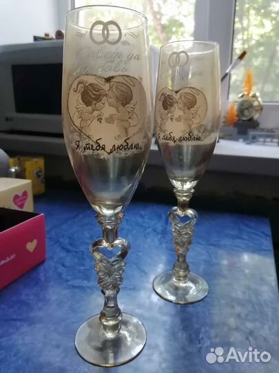 Свадебные фужеры