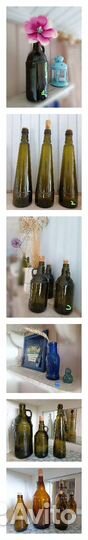 Бутылки от пива (Россия), сока (Италия)