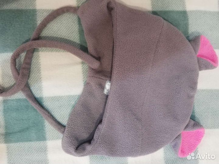 Шапка шлем для девочки 50 52