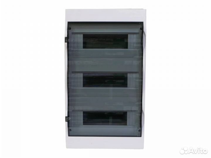 Щит пластик накладной City9 36 мод прозр дв IP40