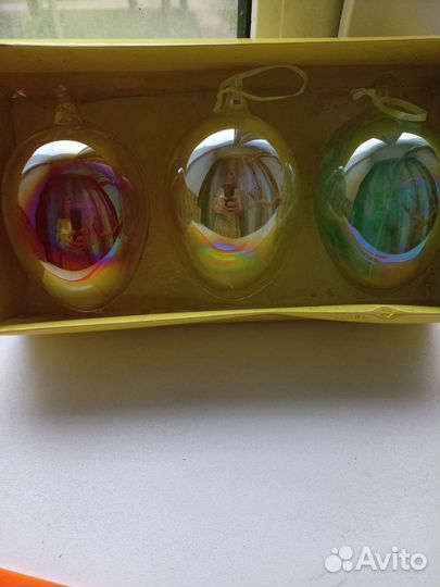 Новогодние шары из стекла