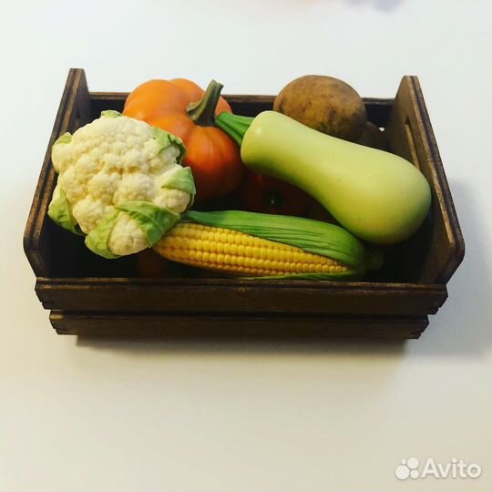 Фигурки овощей из полимерной глины