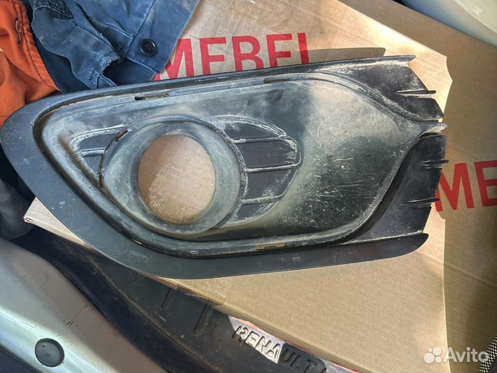 Накладки птф renault logan 2