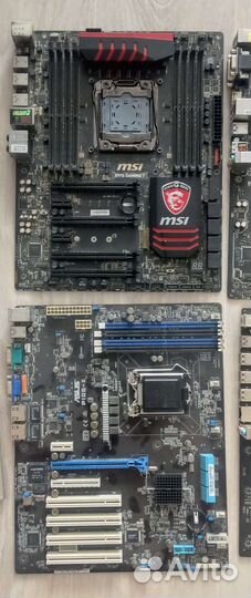 Материнские платы на запчасти восстановление