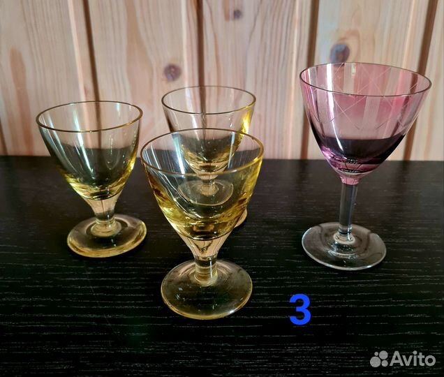 Рюмки, фужеры, стаканы СССР