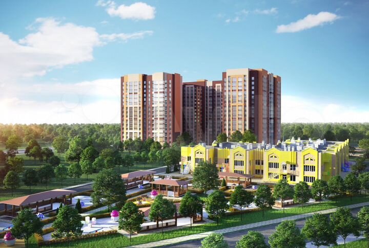 2-к. квартира, 57 м², 10/16 эт.