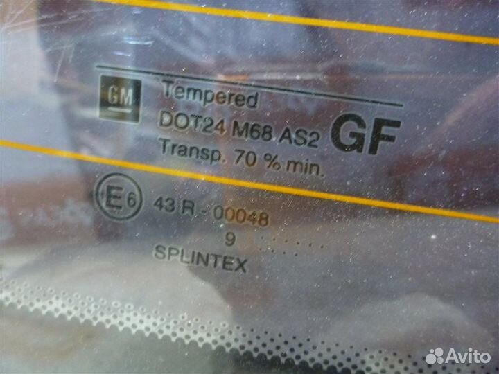 Стекло заднее Opel Vectra B 36 X18XE1 1999