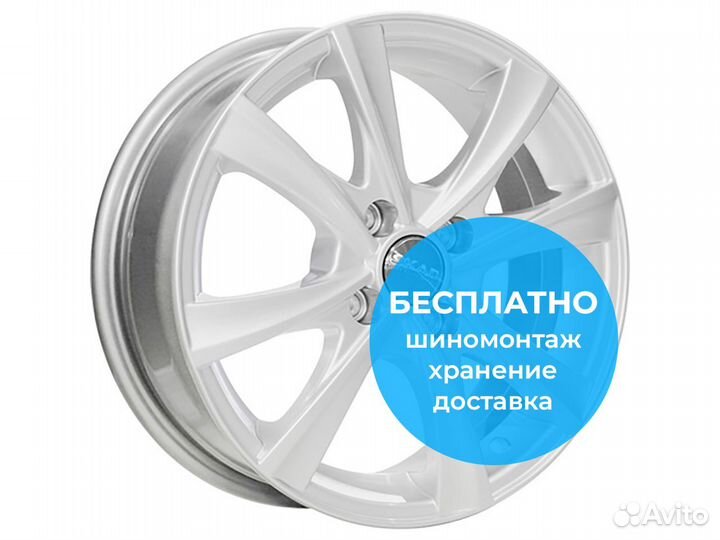 R15 4x100 6J ET45 D60,1 Скад Мальта белый
