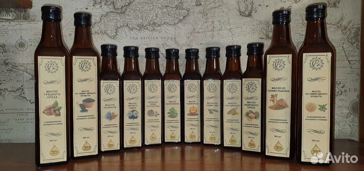 Сыродавленное масло холодного отжима