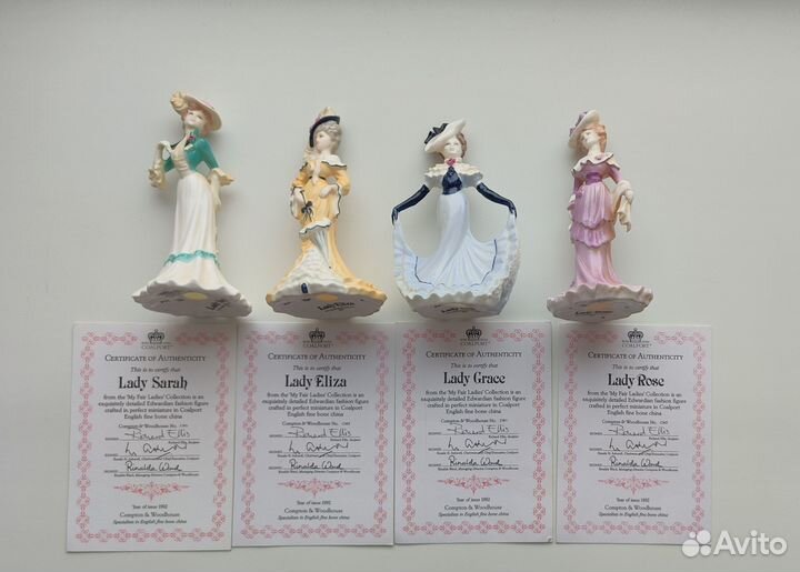 Английские фарфоровые статуэтки Coalport