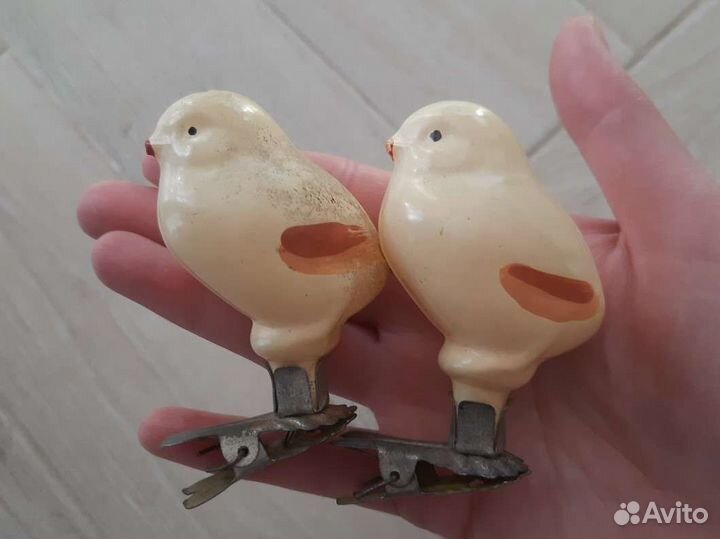 Винтажные елочные игрушки СССР