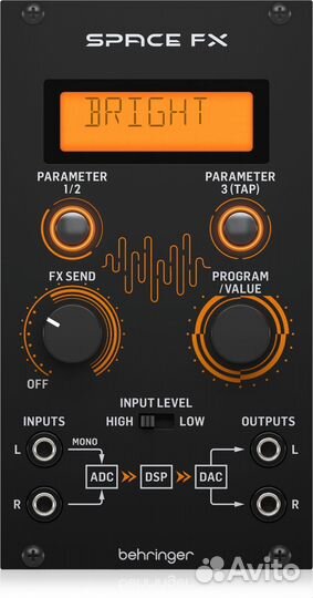 Модуль процессора стереоэффектов Behringer space F