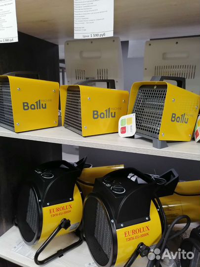 Тепловая пушка электрическая Ballu BKN-3