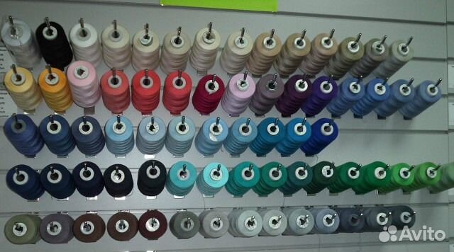 Швейные нитки полиэстер 40/2 и 50/2 и армированные