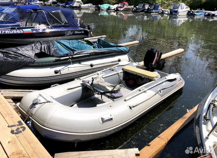 Лодка пвх Badger 360 + движок Mercury 15 M