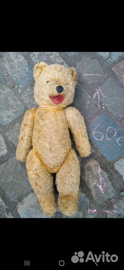 Медведь тедди СССР игрушка
