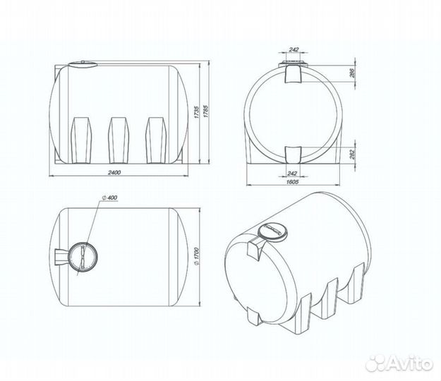 Бак для воды