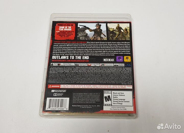 RED dead Redemption PS3 / RDR Ps3