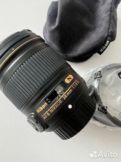 Объектив Nikon 28mm f/1.8G AF-S Nikkor