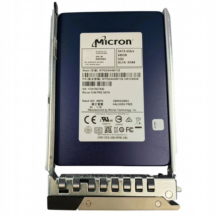 [WF00X] Жесткий Диск Dell 480gb Sata3 2,5" Ssd Wf00x