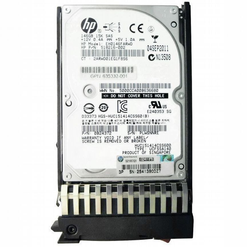 [EH0146FARWD] Жесткий Диск Hp 146gb Sas 2,5" Hdd Eh0146farwd
