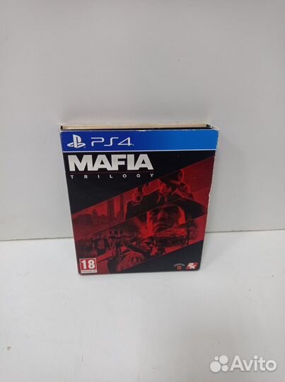 Игровые диски. Sony Playstation 4 Mafia: Trilogy Definitive Edition
