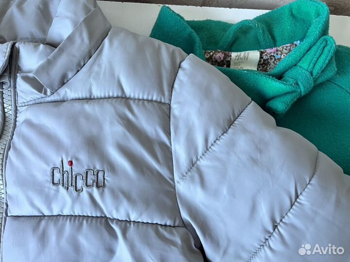 Куртка chicco пальто H&M 80