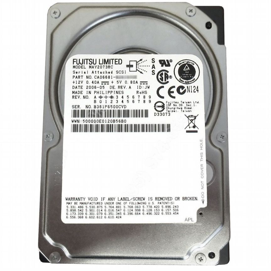 [MAY2073RC] Жесткий Диск Fujitsu 73gb Sas 2,5" May2073rc