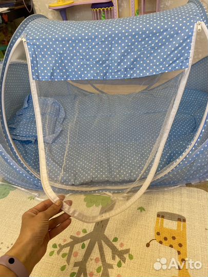 Летняя кроватка-палатка