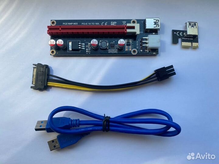 Райзер PCI-E 006c новые для майнинга