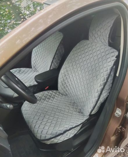 Антискользящие накидки на сиденья из велюра