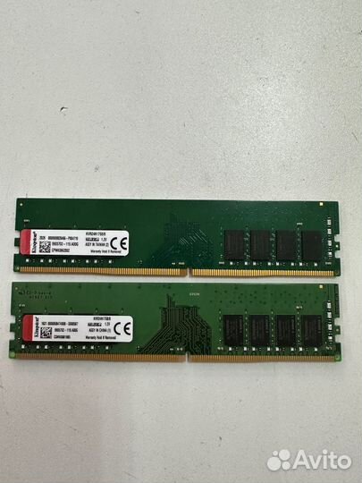 Память бу DDR4 8 gb 2400 Kingston KVR24N17S8/8
