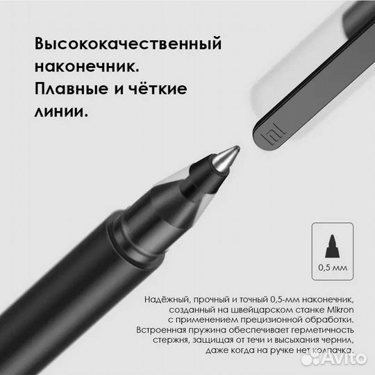 Набор гелевых ручек Mi Ink Pen, 10 штук