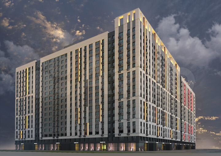 3-к. квартира, 80 м², 11/17 эт.