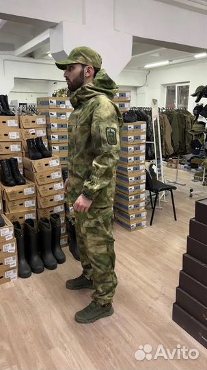 Костюм горка на флисе Мох