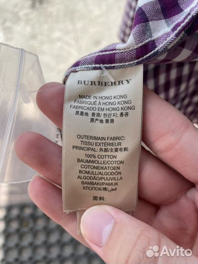 Burberry рубашка оригинал