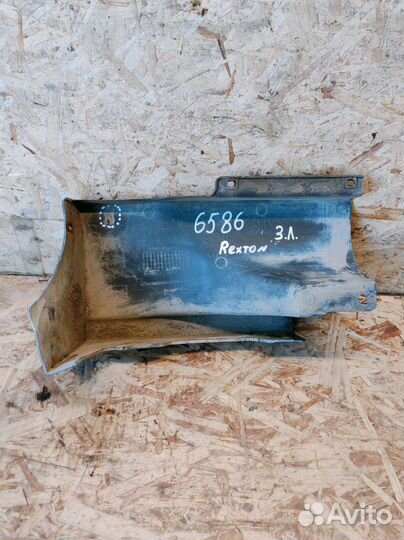 Накладка на порог SsangYong Rexton