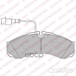 Колодки торм. зад lp2185 Delphi