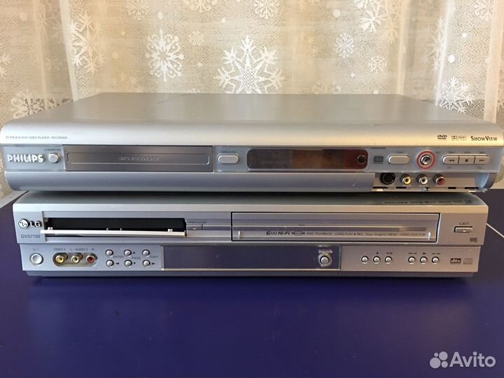 DVD рекордер Philips, DVD плеер/видеомагнитофон LG