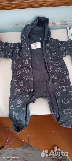Тёплый комбинезон на флисе