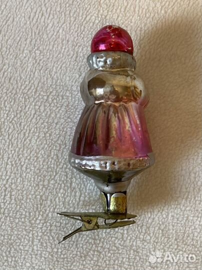 Елочные игрушки СССР красная шапочка