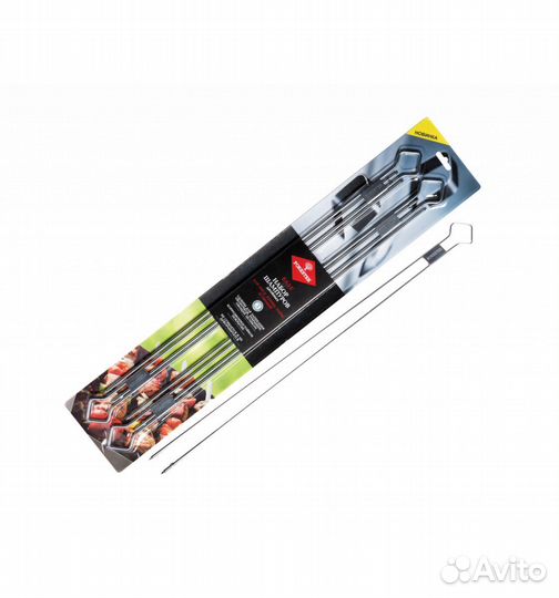 Набор шампуров Forester 50см, двойные V-образные 4