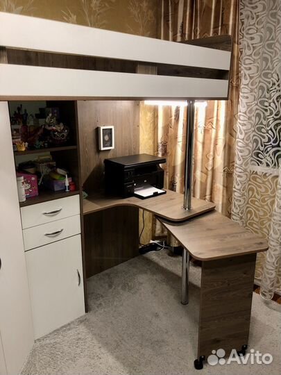 Детская кровать чердак Фанки Соло-1